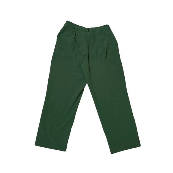 Vintage Anthony Richards‎ Womens Dress Pants Dark Green Straight Trouser Pockets - Picture 4 of 5